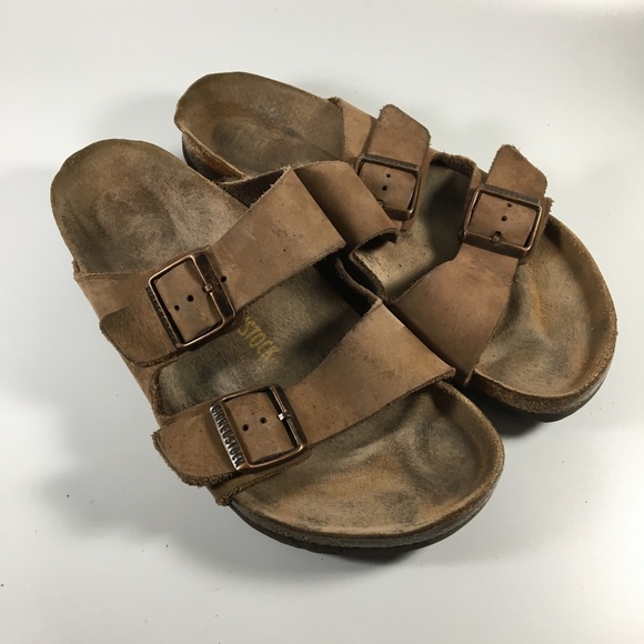 Birkenstock Shoes - Birkenstock Arizona Nubuck Leather Sandal 40